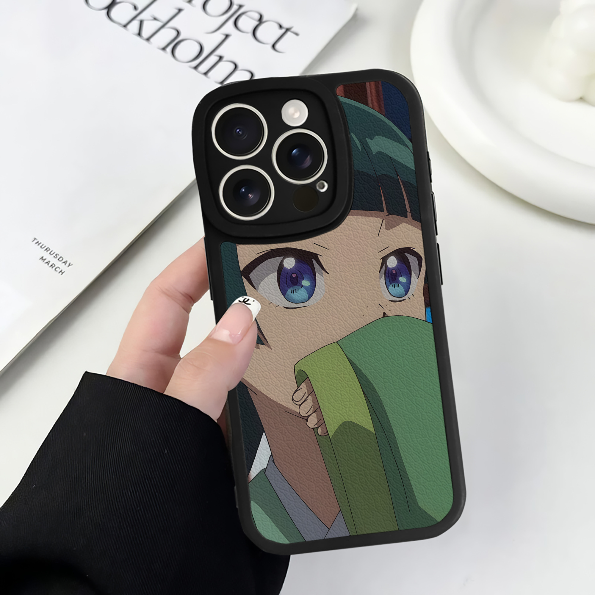 薬屋のひとりごと The Apothecary Diaries 【iPhone 16シリーズ対応】シリコンスマホケース（レザー調） 材質：シリコン